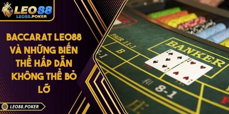 Baccarat Leo88 Và Những Biến Thể Hấp Dẫn Không Thể Bỏ Lỡ