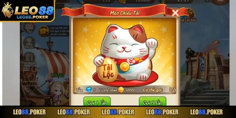Có nhiều biểu tượng trong game Mèo Tài Lộc